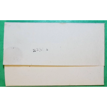 MARQUE SERVICE DES POSTES ROUGE PARIS AVEC CACHET D'ARRIVEE SPECIAL A NIMES GARD VERSO LETTRE COVER FRANCE