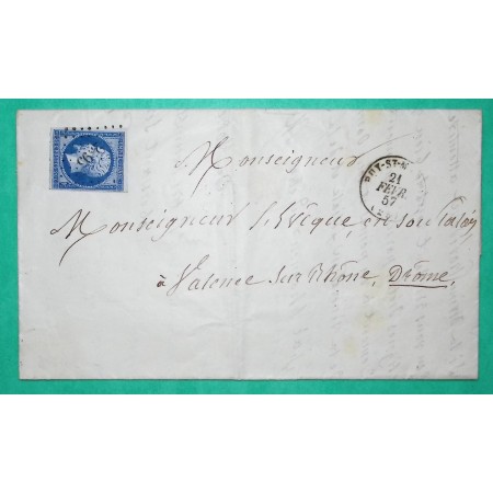N°14 PC 2595 PUY ST MARTIN DROME POUR VALENCE 1857