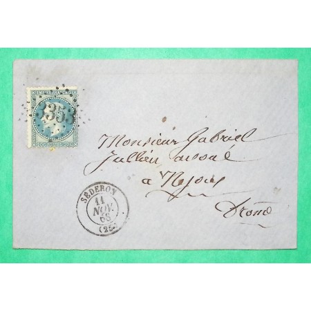 N°29 GC 3353 SEDERON DROME POUR NYONS 1868