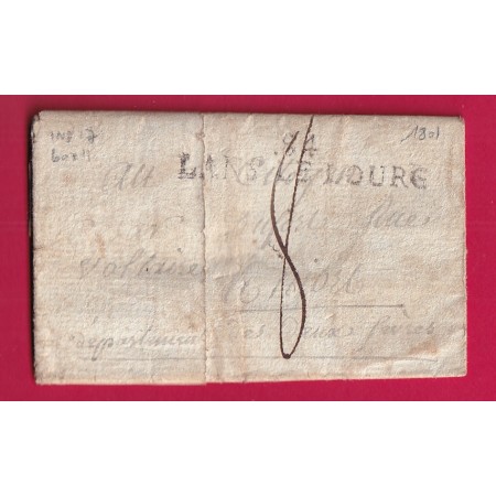 MARQUE 84 LANSLEBOURG SAVOIE INDICE 17 1801 BEAU TEXTE RETOUR ARMEE ITALIE MONT CENIS NIORT DEUX SEVRES