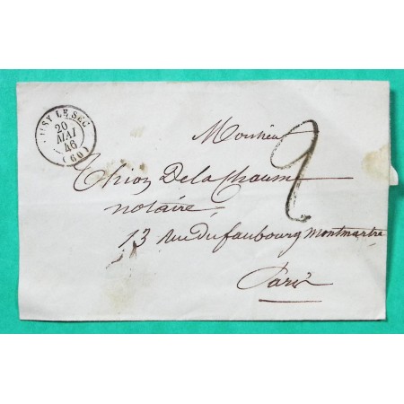 CAD TYPE 15A NOISY LE SEC SEINE POUR PARIS 1846