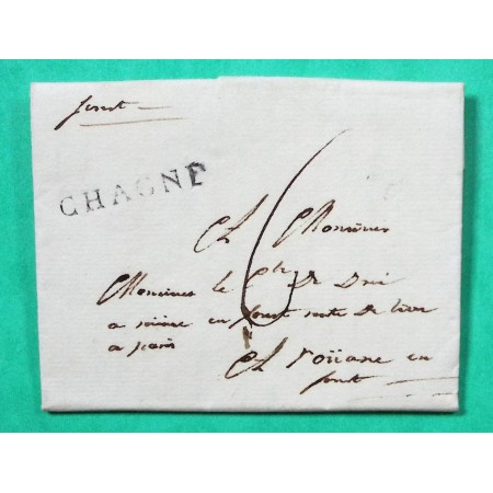 MARQUE CHAGNI CHAGNY SAONE ET LOIRE POUR ROANNE LOIRE LN N°1 1787