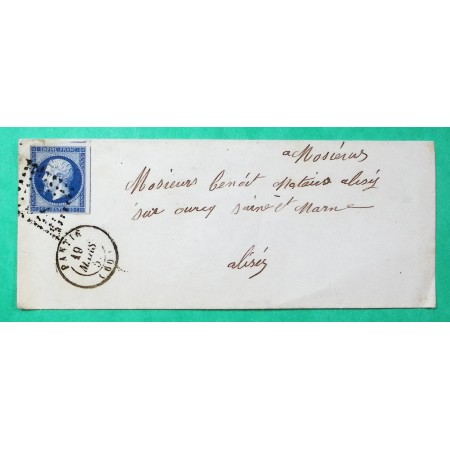 N°14 PC 2376 PANTIN SEINE POUR LIZY SUR OURCQ SEINE ET MARNE 1857