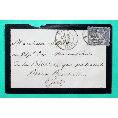 N°77 SAGE CAD PARIS 1 PASSY 1 POUR PARIS RUE RICHELIEU 1877