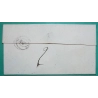 CAD TYPE 12 GIMONT GERS PP PORT PAYE + CURSIVE 31 SAMATAN POUR AUCH 1844 LETTRE COVER FRANCE