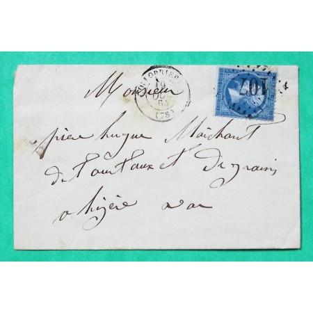 N°22 GC 1074 COLLOBRIERES VAR POUR HYERES 1864