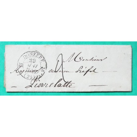 CAD TYPE 12 DONZERE DROME POUR PIERRELATTE 1843