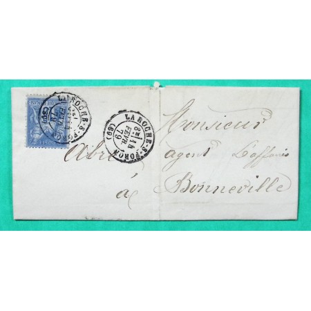 N°90 SAGE CAD TYPE 17 LAROCHE SUR FORON HAUTE SAVOIE POUR BONNEVILLE 1879