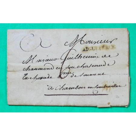 MARQUE AIGUEPERCE AIGUEPERSE PUY DE DOME POUR CHAMBON EN COMBRAILLES LN N°2B 1783