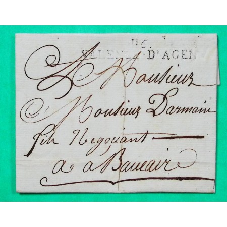 MARQUE 115 VALENCE D'AGEN LOT ET GARONNE POUR BEAUCAIRE GARD 56x9