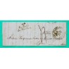CURSIVE 62 LES BAINS DU MONT DORE PUY DE DOME + CAD TYPE 13 CLERMONT FERRAND POUR LYON 1842