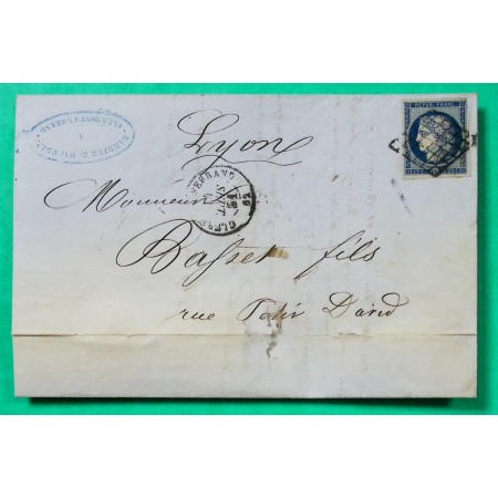 N°4 GRILLE CAD TYPE 15 CLERMONT FERRAND PUY DE DOME POUR LYON RHONE 1851