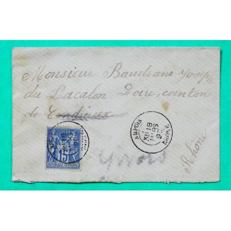 N°90 SAGE CAD TYPE 18 AMPUIS RHONE POUR GIVORS 1890