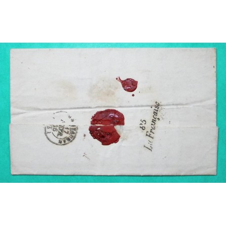 CAD TYPE 15 TOULOUSE HAUTE GARONNE POUR LA FRANCAISE TARN ET GARONNE CURSIVE EN ARRIVEE 1846