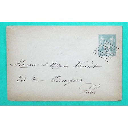 ENTIER 5C SAGE OBLITERATION ANCRE JOUR DE L'AN PARIS