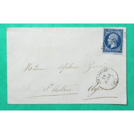 N°14 PC 151 ASTAFFORT LOT ET GARONNE POUR AGEN 1861