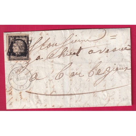 N°3 TB UN VOISIN GRILLE MONTMOREAU CHARENTE 1850 POUR BARBEZIEUX