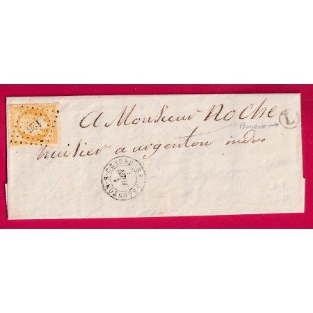 N°13 JAUNE CITRON PC 126 ARGENTON SUR CREUSE INDRE BOITE RURALE L BOUESSE POUR ARGENTON