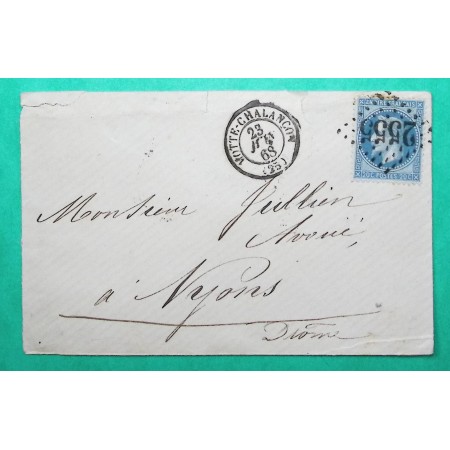 N°29 GC 2555 LA MOTTE CHALANCON DROME POUR NYONS 1868
