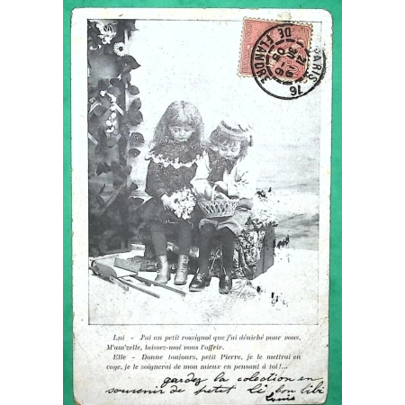 N°129 SEMEUSE CARTE POSTALE PARIS POUR JOHNSTOWN USA UNITED STATES 1905 LETTRE COVER FRANCE