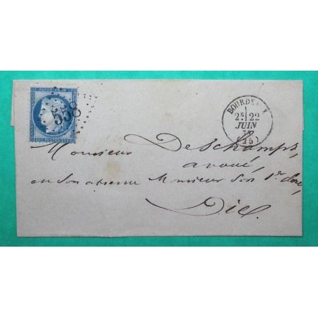 N°60A GC 558 BOURDEAUX DROME POUR DIE 1873
