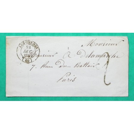 CAD TYPE 14 LES TERNES SEINE POUR PARIS 1845