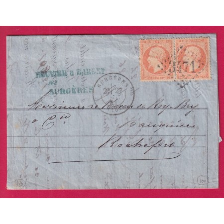 N°23 PAIRE GC 3471 SURGERES CHARENTE INFERIEURE POUR ROCHEFORT