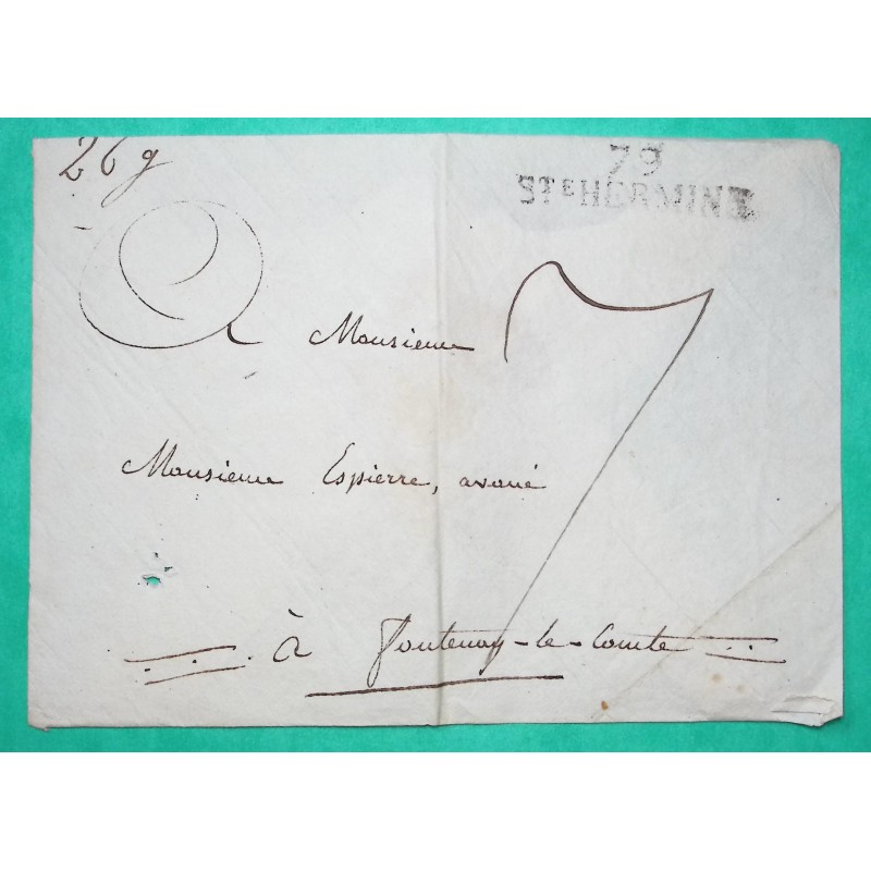 MARQUE 79 SAINTE HERMINE VENDEE POUR FONTENAY LE COMTE 44x11