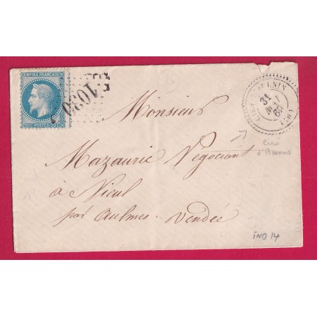 N°29 GC 1030 CIRE DE SAINTONGE CHARENTE INFERIEURE CAD TYPE 22 INDICE 14 POUR LES AULMES VENDEE