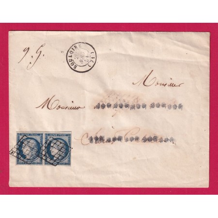 N°4 GRILLE TTB BOULOIRE SARTHE 1851 POUR ST CALAIS