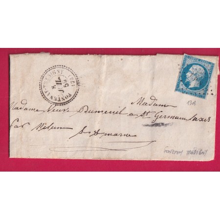 N°14 PC 10308 FONTENAY TRESIGNY SEINE ET MARNE CAD TYPE 22 POUR MELUN