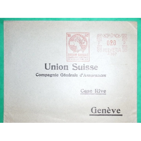 EMA UNION SUISSE COMPAGNIE GENERALE D'ASSURANCE GENEVE COVER