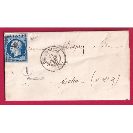 N°14 PC 985 COULOMMIERS SEINE ET MARNE BOITE RURALE I MOUROUX POUR MELUN