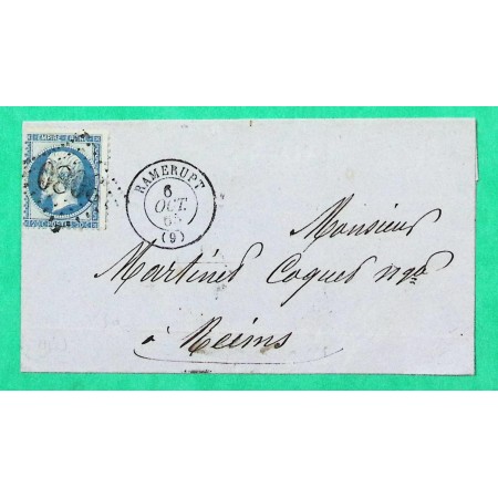 N°22 GC 3080 RAMERUPT AUBE POUR REIMS MARNE 1865