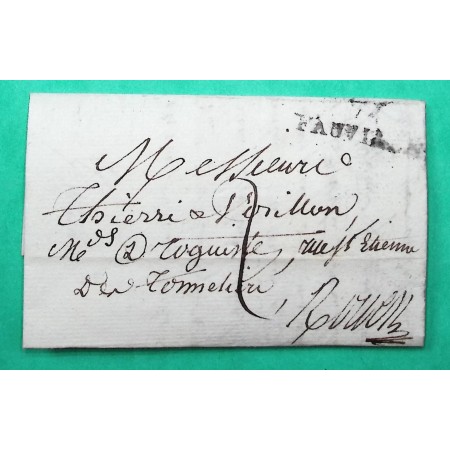 MARQUE 74 FAUVILLE SEINE INFERIEURE POUR ROUEN 29x9 1823