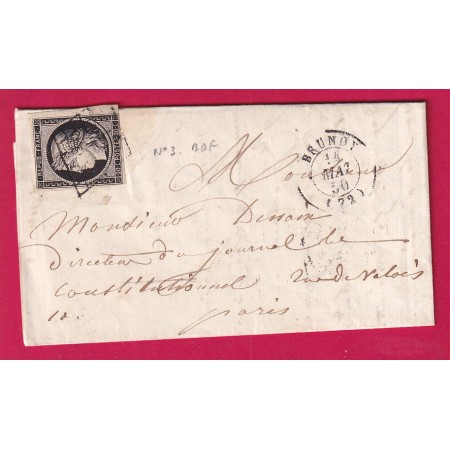 N°3 NOIR SUR BLANC BDF GRILLE DE BRUNOY SEINE ET OISE POUR PARIS