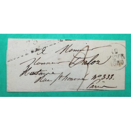 MARQUE 73  ROSOY SEINE ET MARNE POUR PARIS 50x11 1830