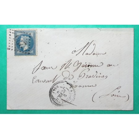 N°29 GC 295 BALBIGNY LOIRE POUR ROANNE 1870