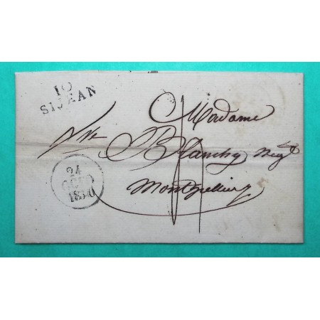 MARQUE 10 SIJEAN SIGEAN AUDE POUR MONTPELLIER HERAULT 25x10 1830