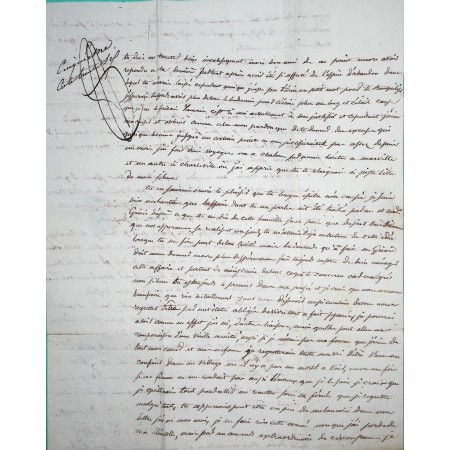 MARQUE 7 MOUZON ARDENNES POUR PARIS 28x11 1827