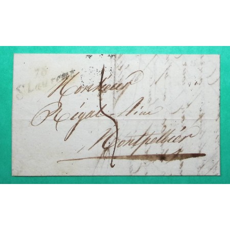 CURSIVE 78 ST LAURENT VAR POUR MONTPELLIER HERAULT 1831