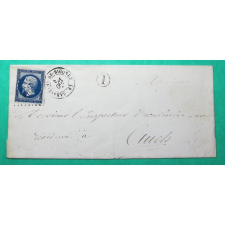 N°14 PC 2618 RABASTENS DE BIGORRE HAUTES PYRENEES BOITE RURALE I POUR AUCH GERS