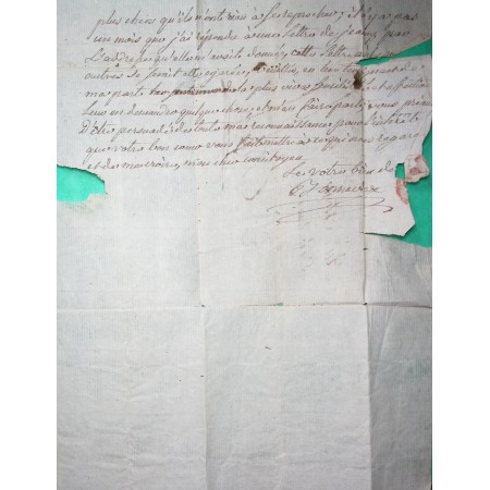 MARQUE DEPARTEMENT CONQUIS 84 MONTMELIAN SAVOIE POUR THONON HAUTE SAVOIE PERIODE REVOLUTIONNAIRE 48x12 1797