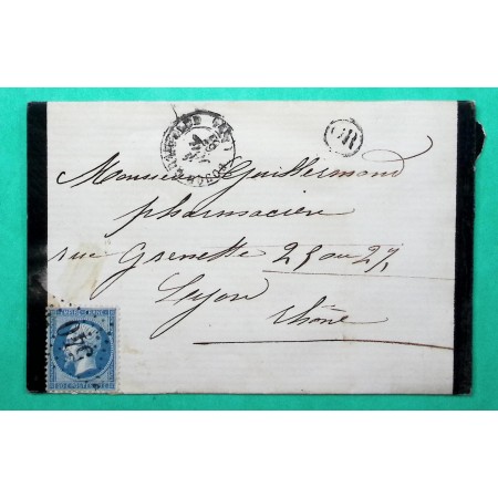 N°22 GC 540 BOUGE CHAMBALUD ISERE OR ORIGINE RURALE ANJOU POUR LYON RHONE 1867