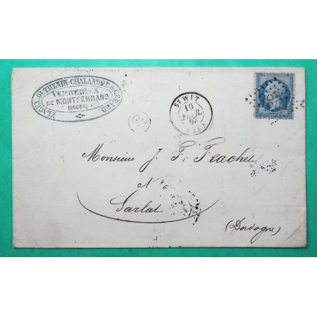 N°22 GC 3891 ST WIT VIT DOUBS OR ORIGINE RURALE MONTFERRAND LE CHATEAU POUR SARLAT DORDOGNE 1867