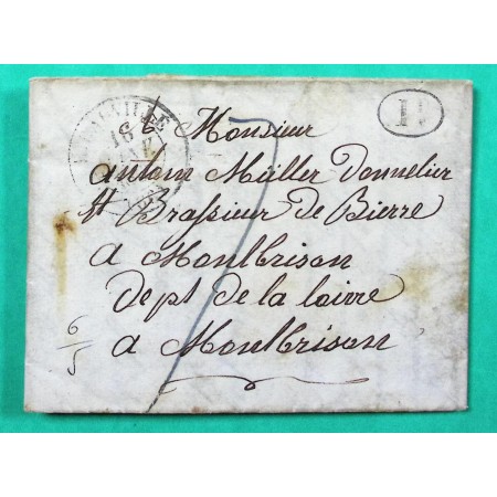 CAD TYPE RIBEAUVILLE HAUT RHIN DECIME A IDENTIFIER POUR MONTBRISON LOIRE 1833